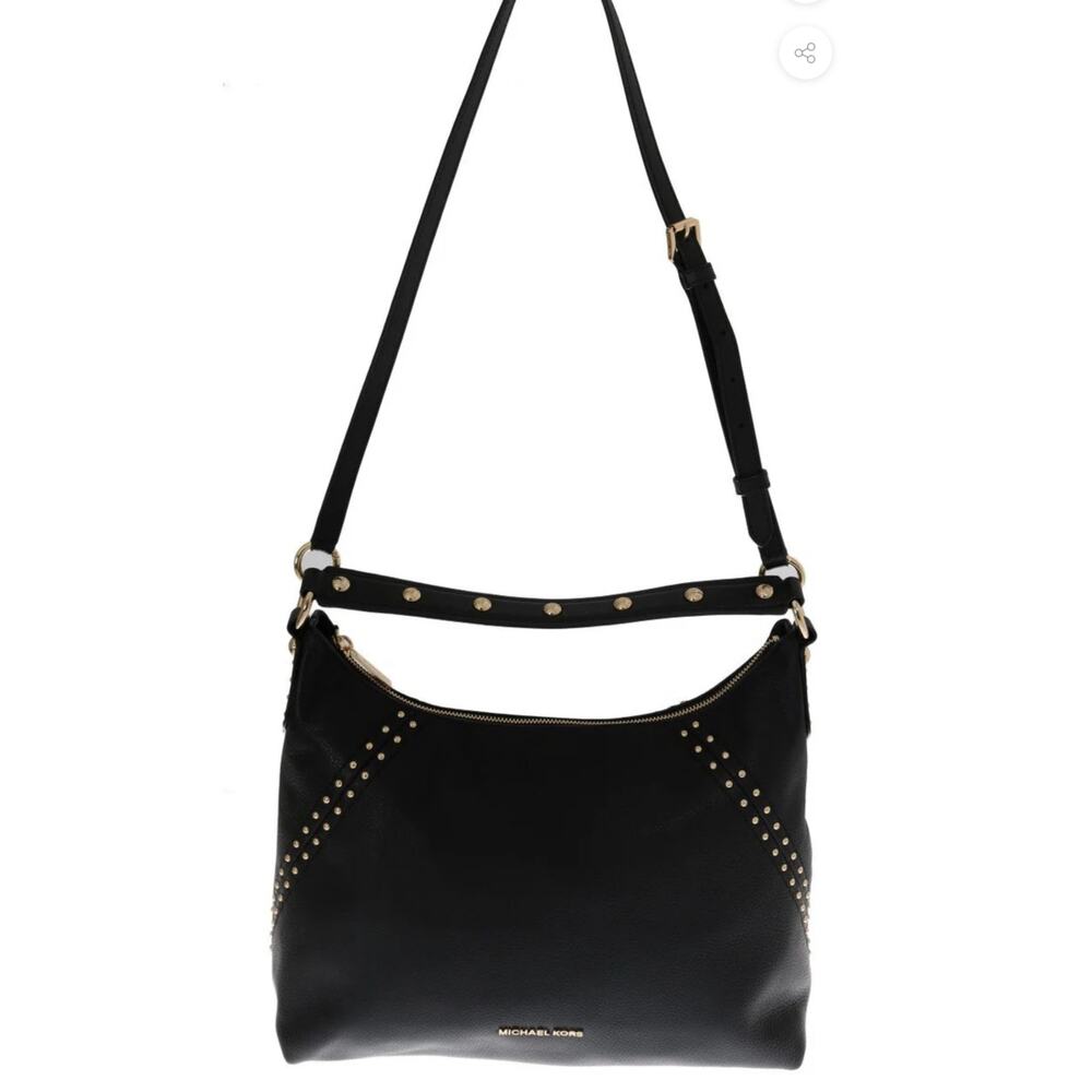 Michael Kors Aria Studded MD
Leather Satchel Handbag Black - Picture 3 of 10